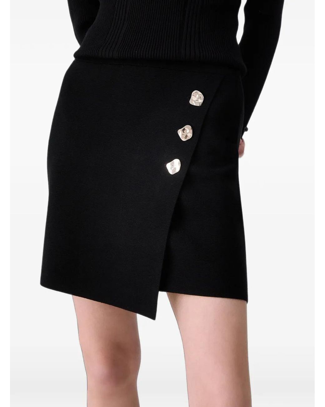 Liu Jo Gebreide Mini-Rok in het Black