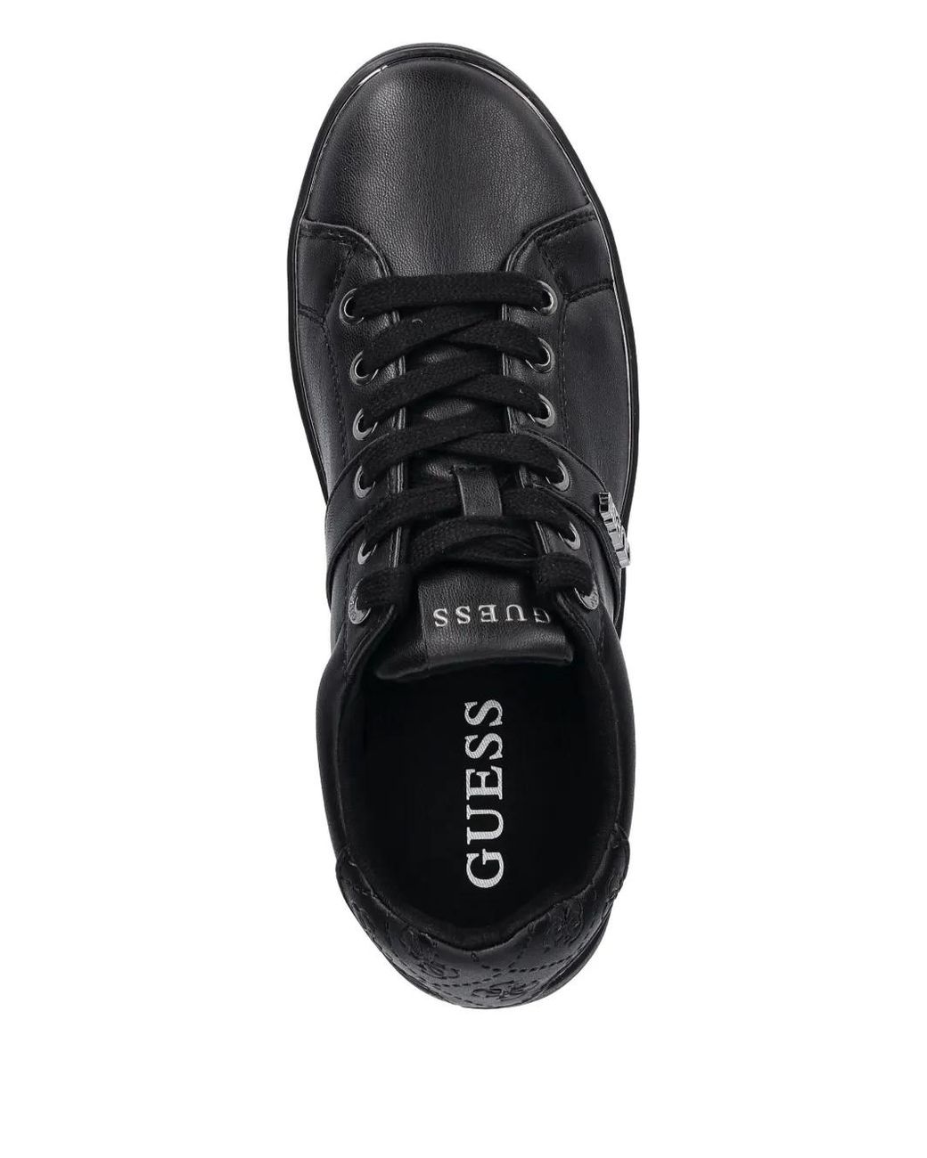 Guess Black Britz Embossed Sneakers