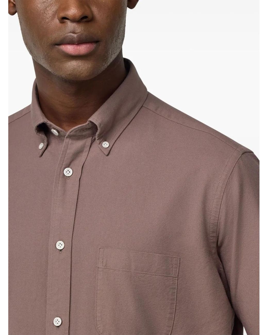 Boggi Brown Cotton Shirt for men