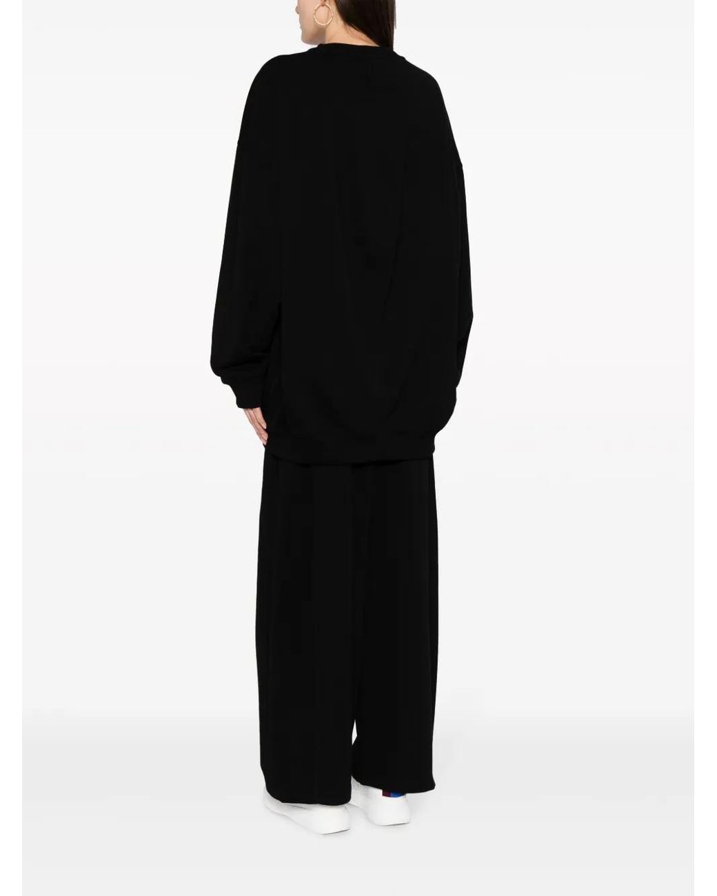Stella McCartney Black Sweatshirt Mit Logo-Patch