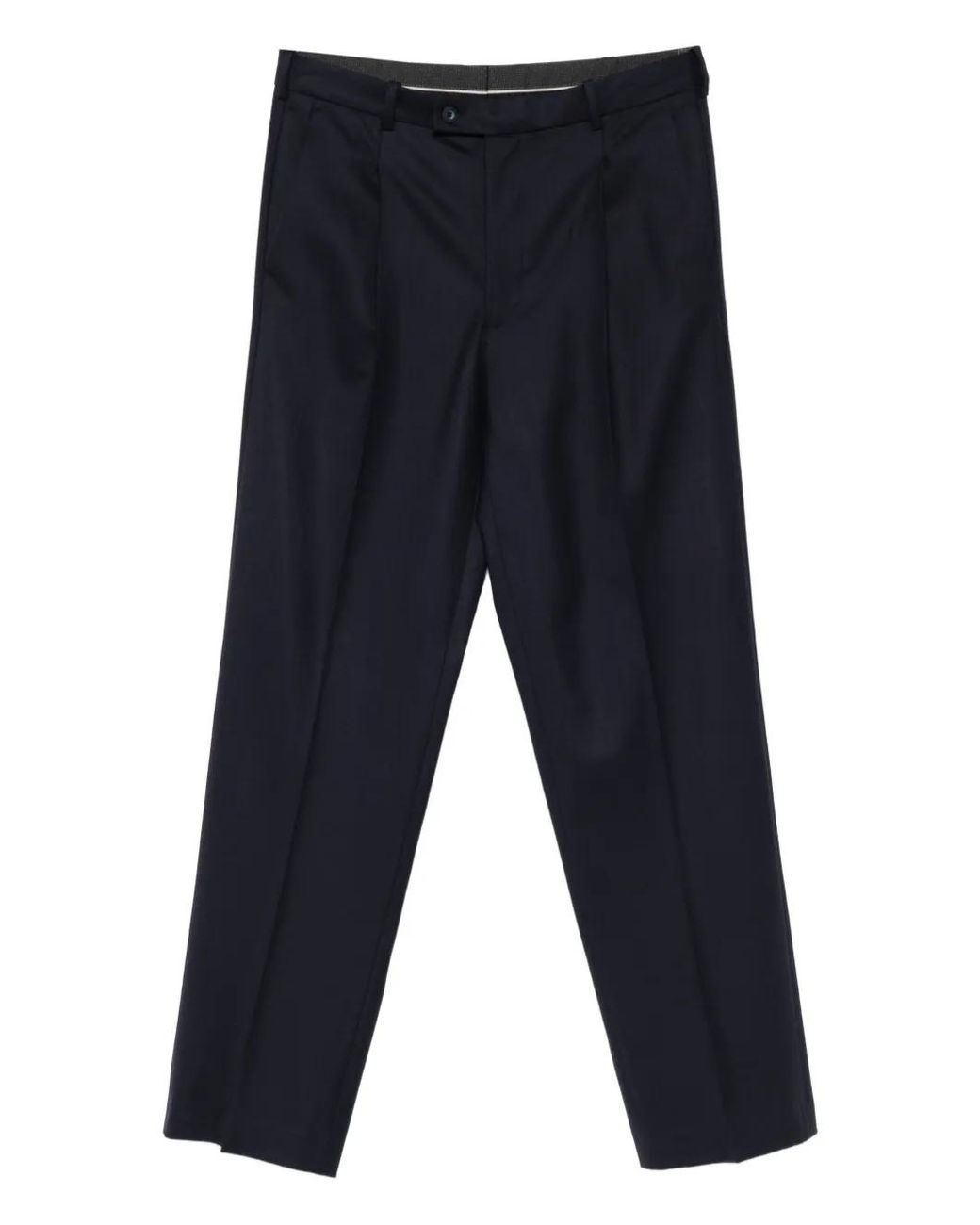 MEDEA Blue Pleated-Front Trousers for men