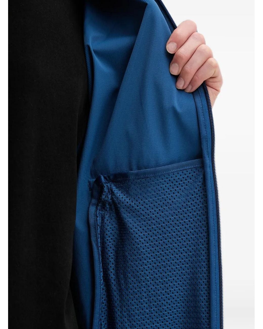 Adidas Blue Z.N.E. Woven Track Top for men