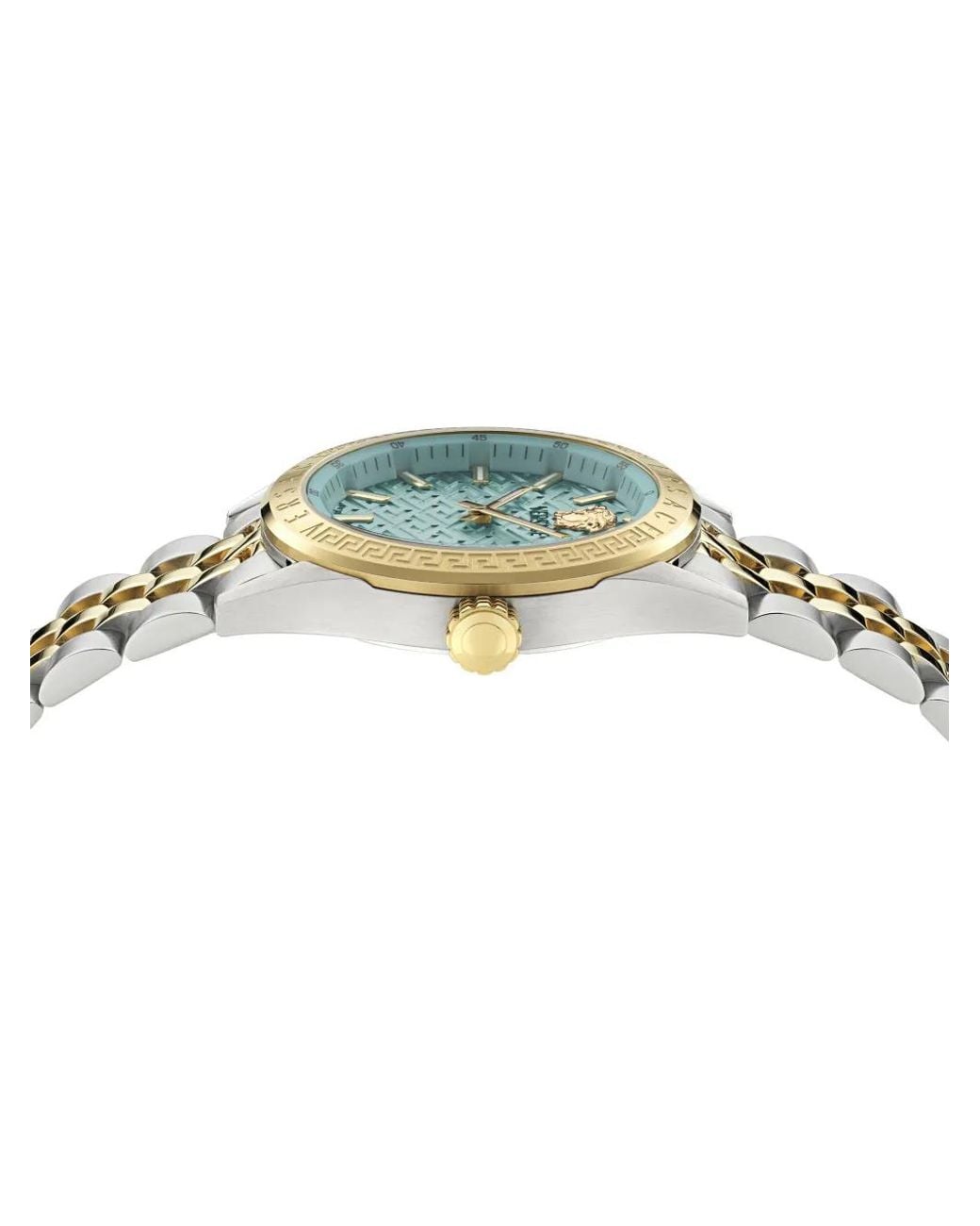 Versace V-Code Lady 36Mm Horloge in het Blue
