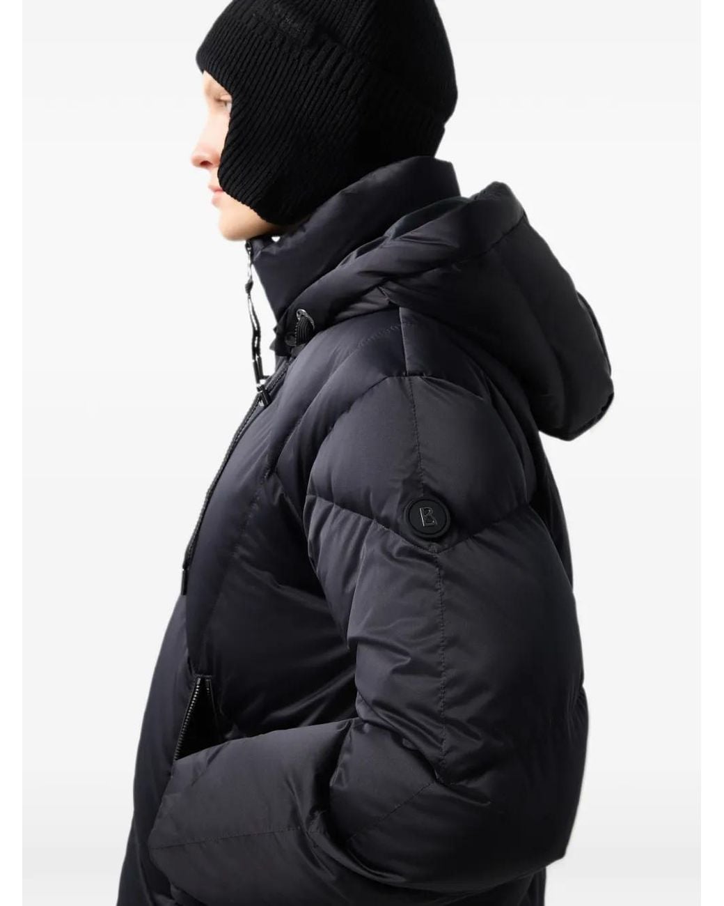 Bogner Black Georgia Quilted Down Jacket