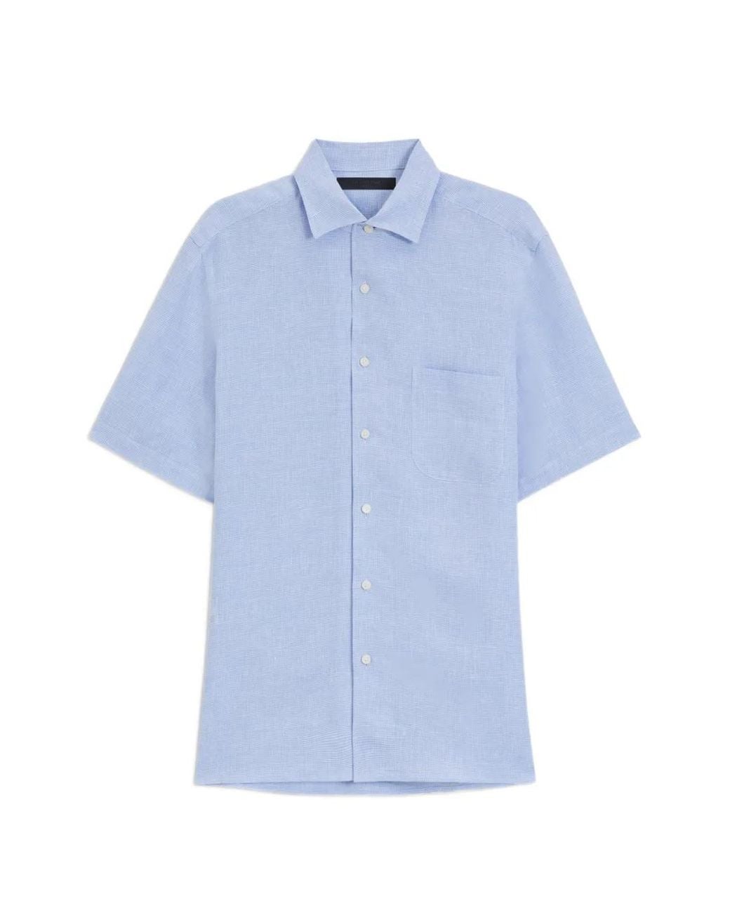 Boss Blue X David Beckham Short-Sleeve Button-Up Shirt for men