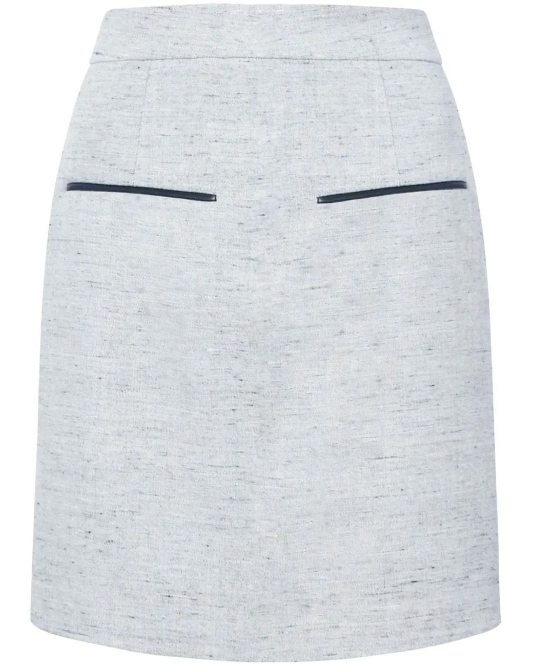 Proenza Schouler White Judith Mélange-Effect Skirt