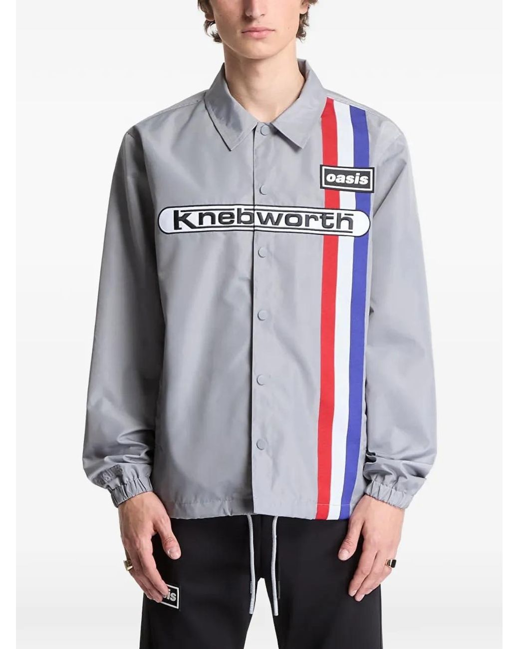 Pleasures Gray Supersonic Coach Jacket for men
