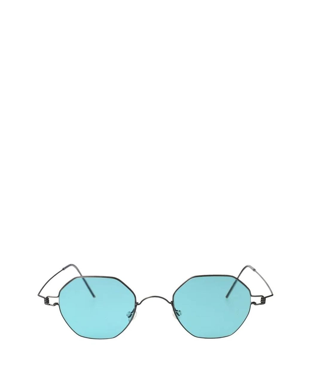 Lindberg Blue 8218 Geometric-Frame Sunglasses for men