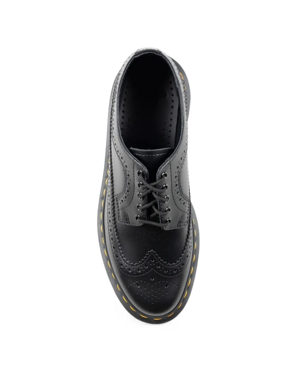 Dr. Martens Black 3989 Leather Brogue Shoes
