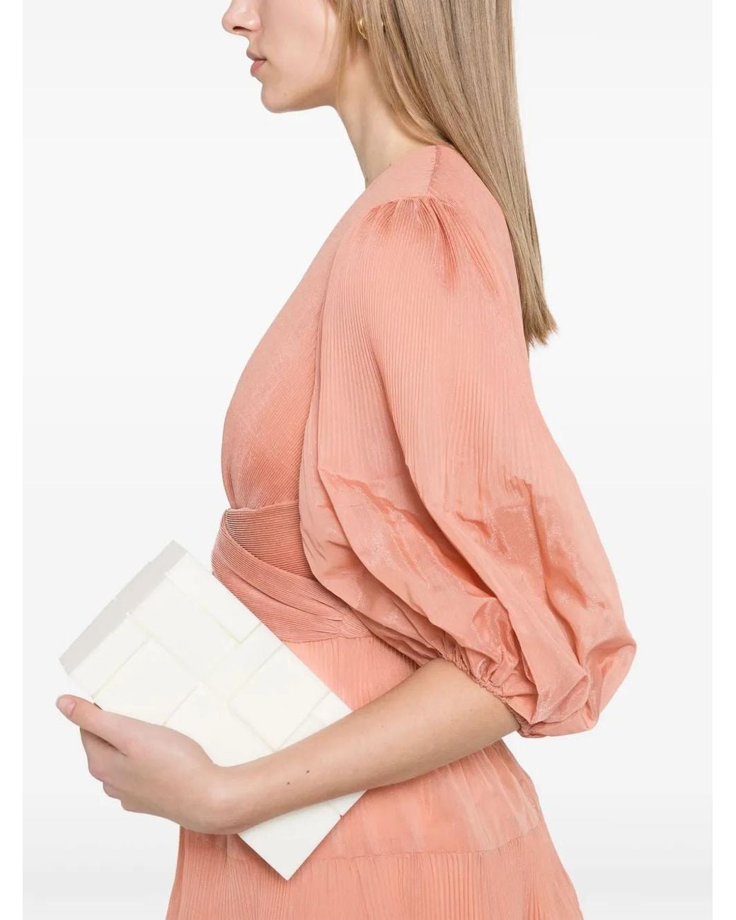 Zimmermann Pink Pleated Mini Dress