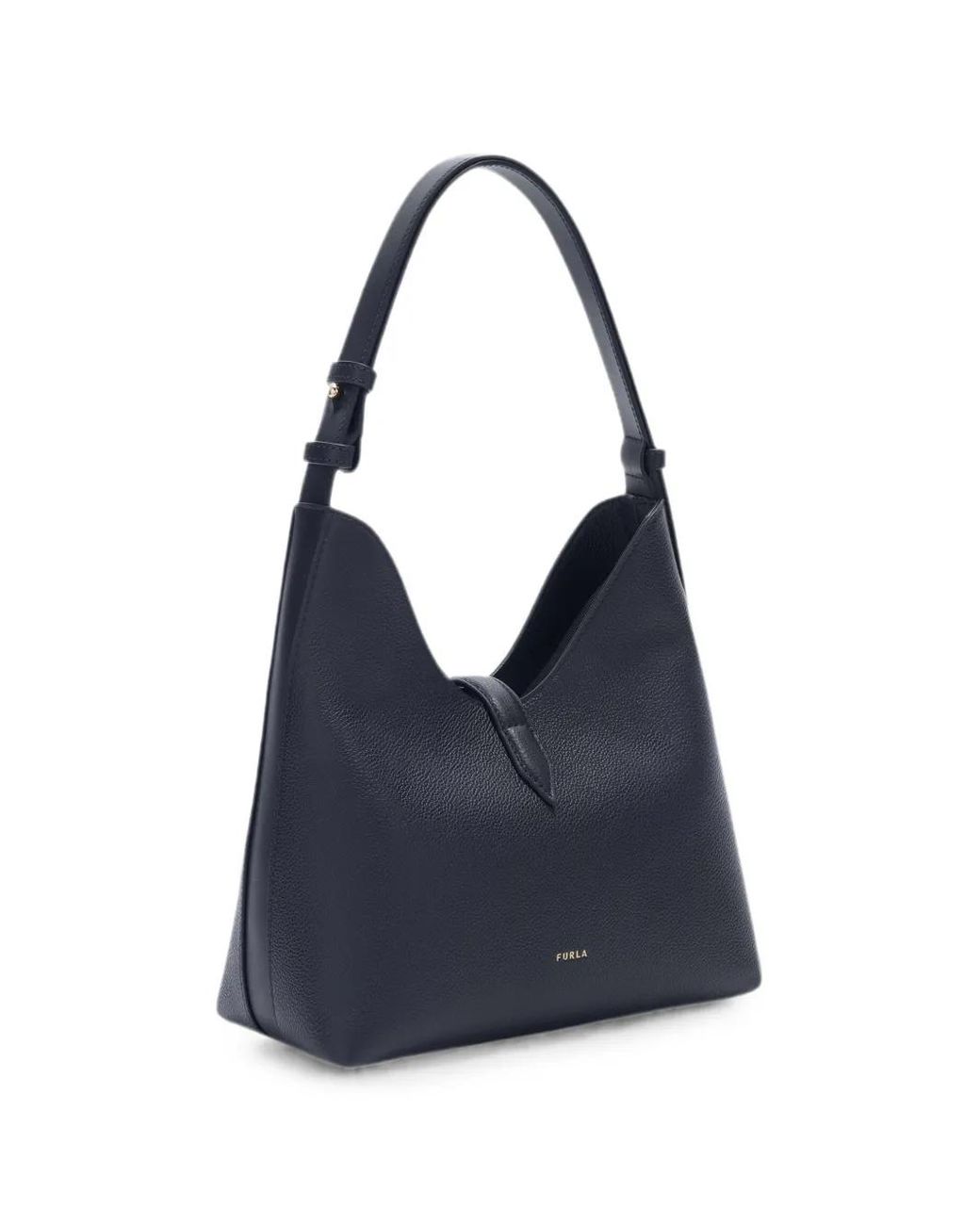 Furla Blue Goccia Shoulder Bag S