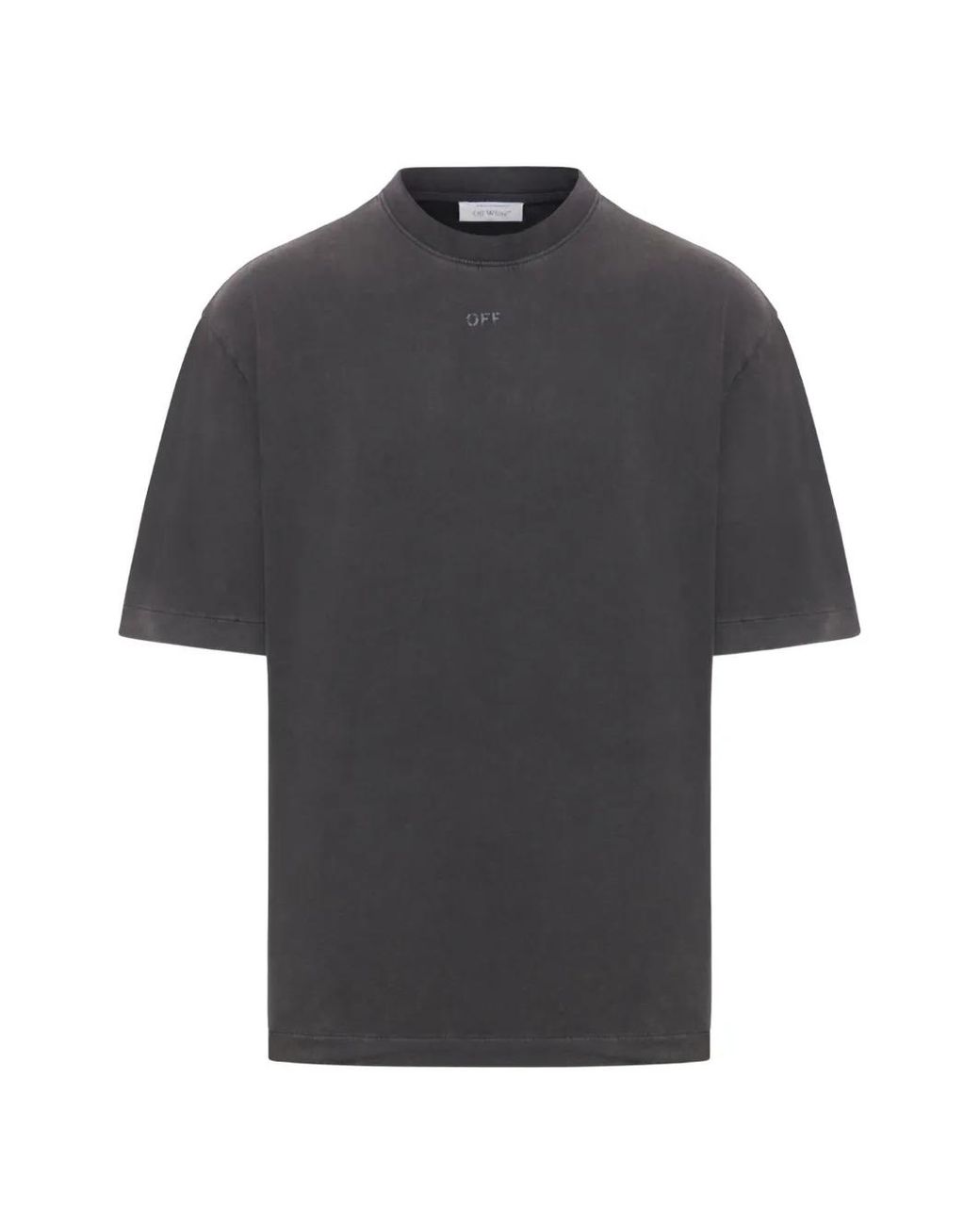 Off-White c/o Virgil Abloh Black Industrial Half Arrow Regular Short Sleeve Tee For for men