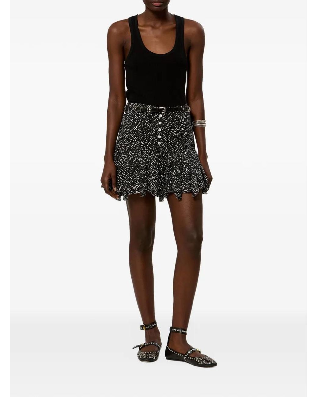 Isabel Marant Gray Daneen Skirt