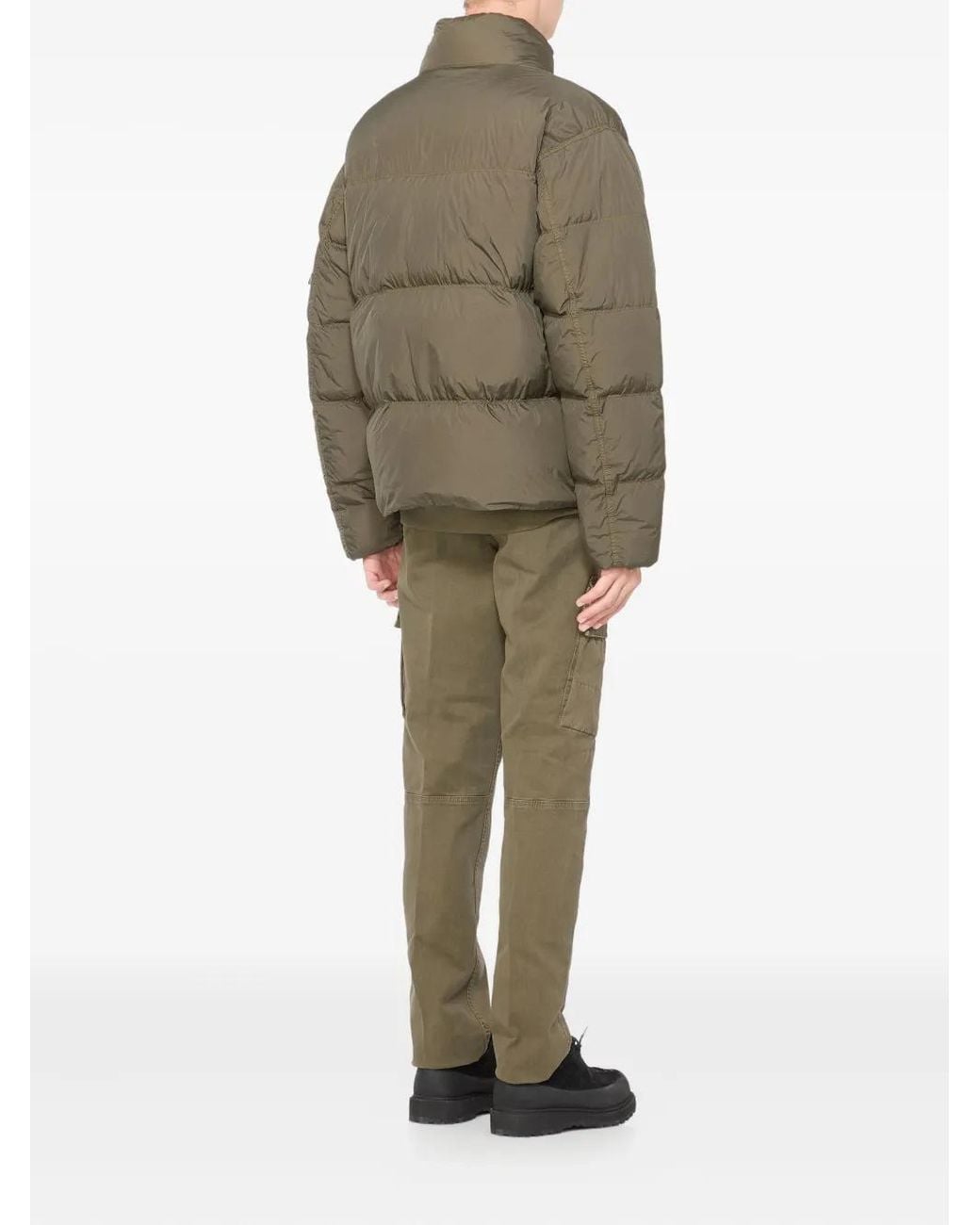 Doudoune À Patch Logo Stone Island pour homme en coloris Green