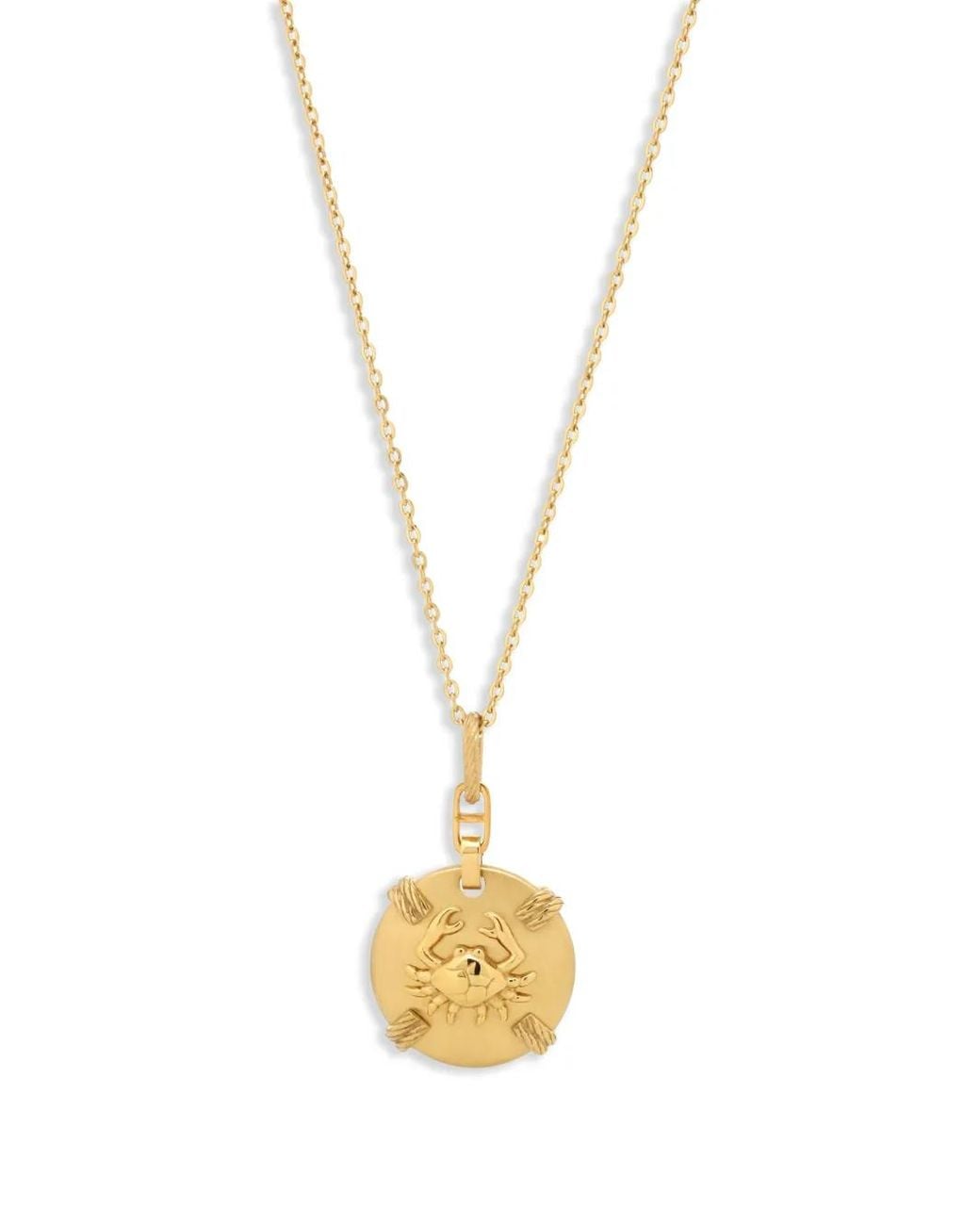 Charriol Metallic Zodiac Cancer Necklace