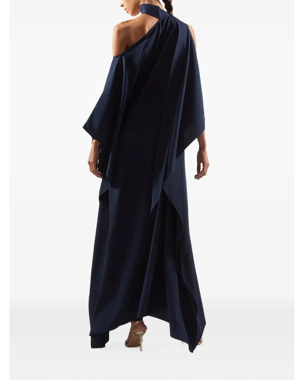 Taller Marmo Blue Barths Scarf-Detail Maxi Dress
