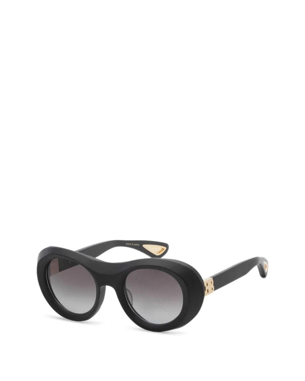 Bugatti Gray Lunettes De Soleil À Monture Ronde