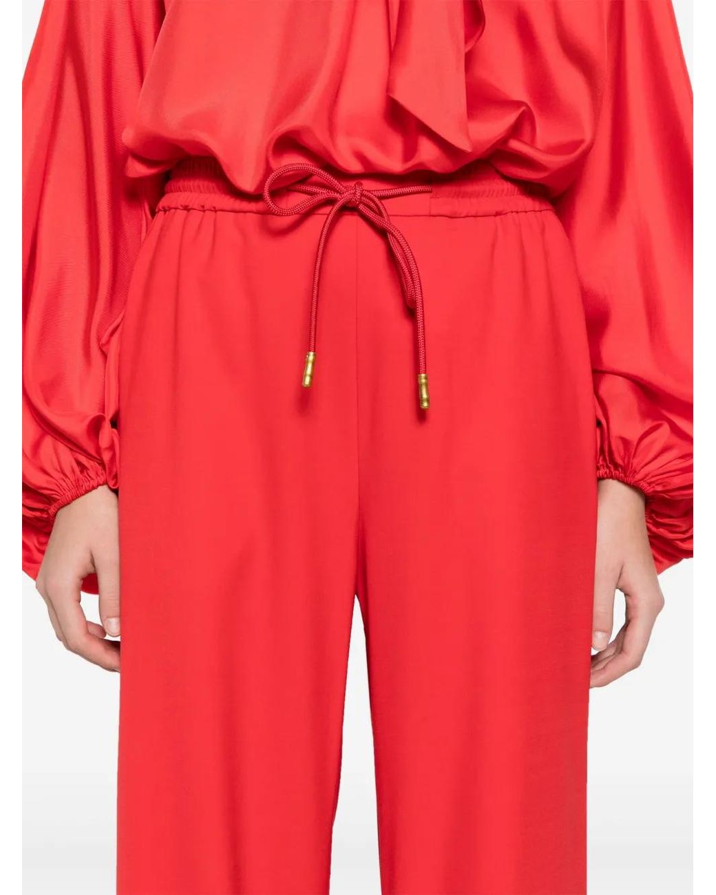 Zimmermann Red Crush Trousers