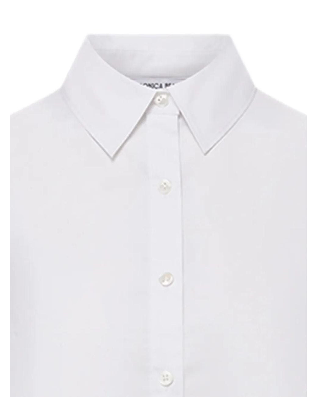 Veronica Beard White Long-Sleeve Button-Down Shirt