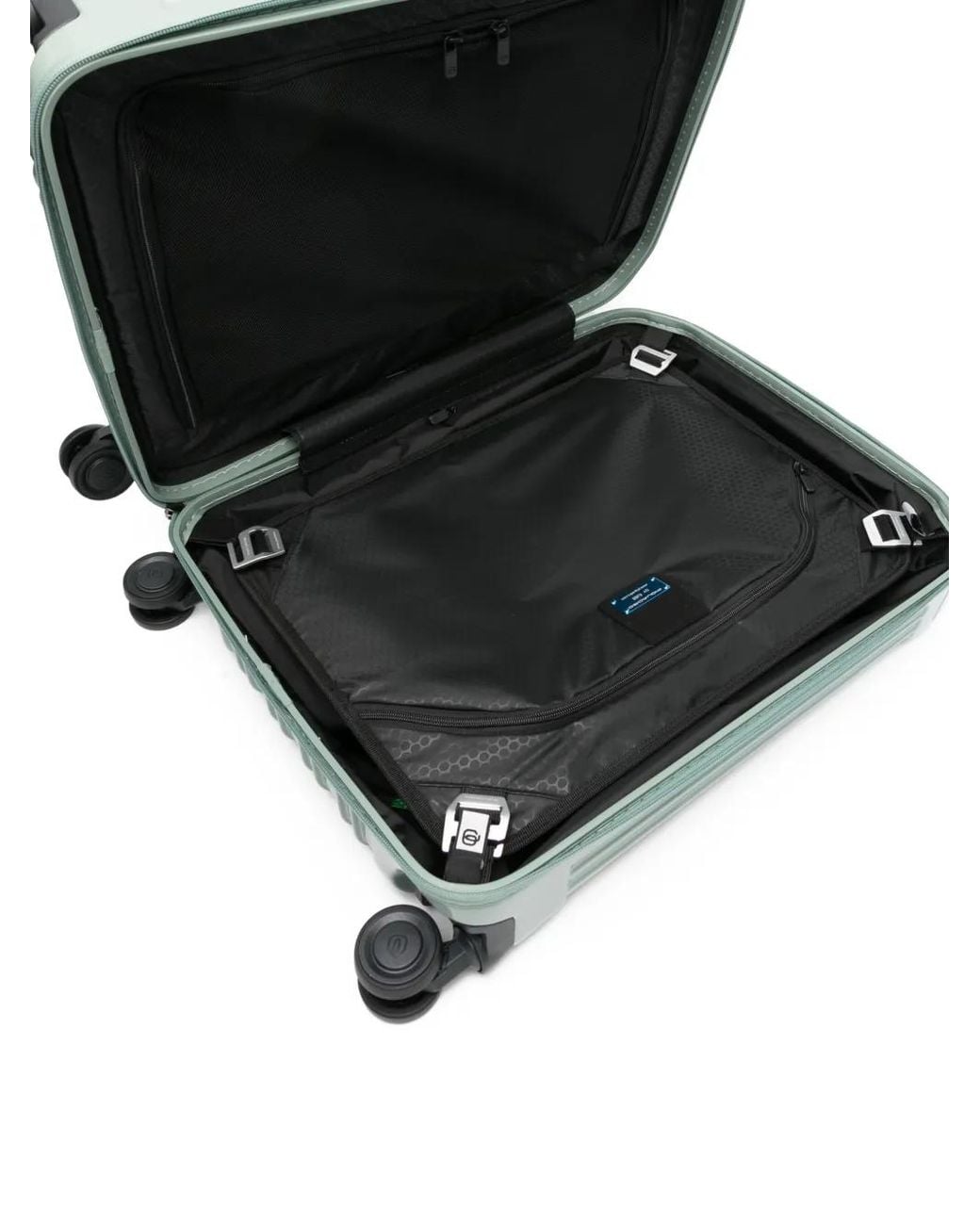 Piquadro Green Four-Wheel Suitcase for men