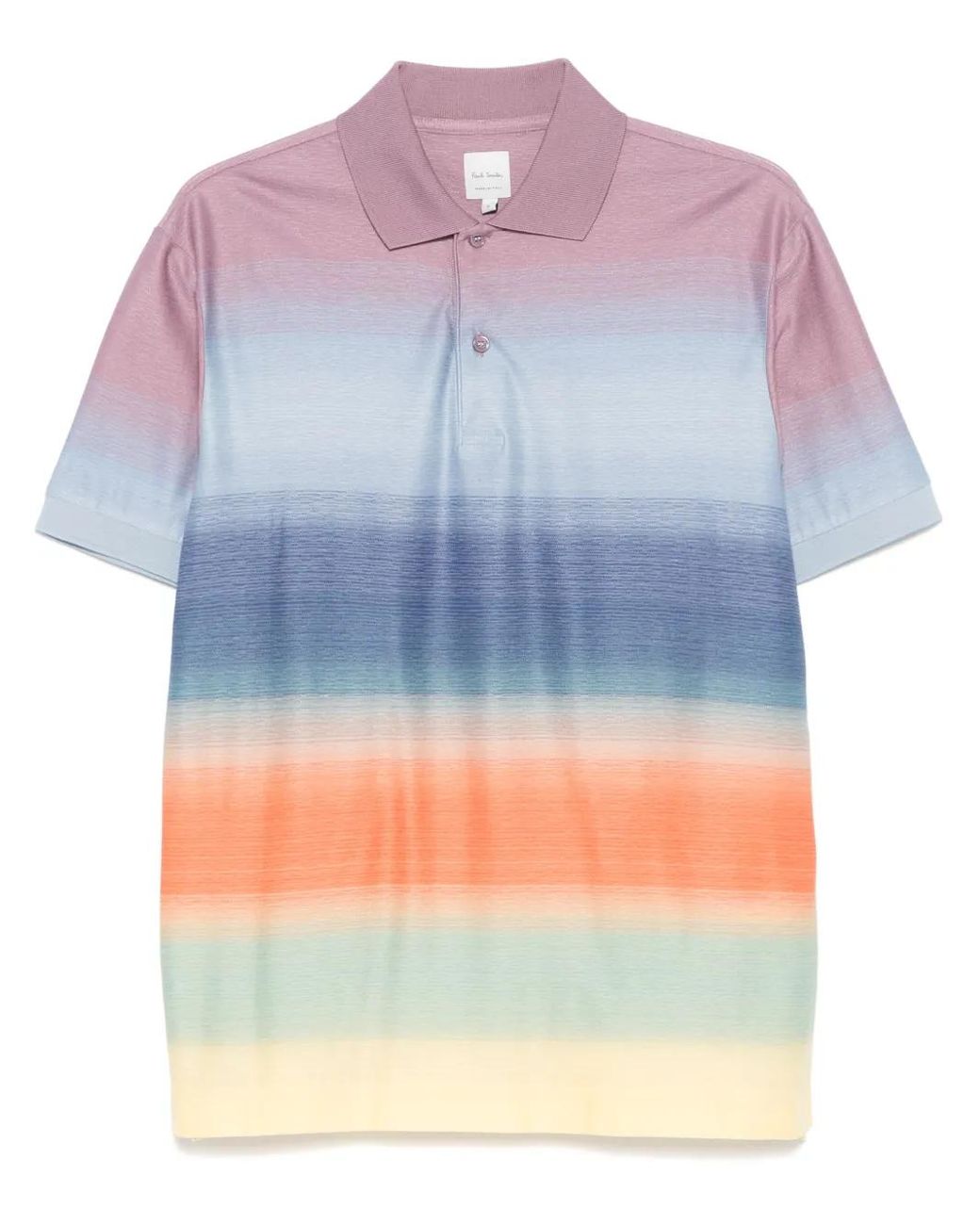 Paul Smith Blue Smith-Stripe Polo Shirt for men