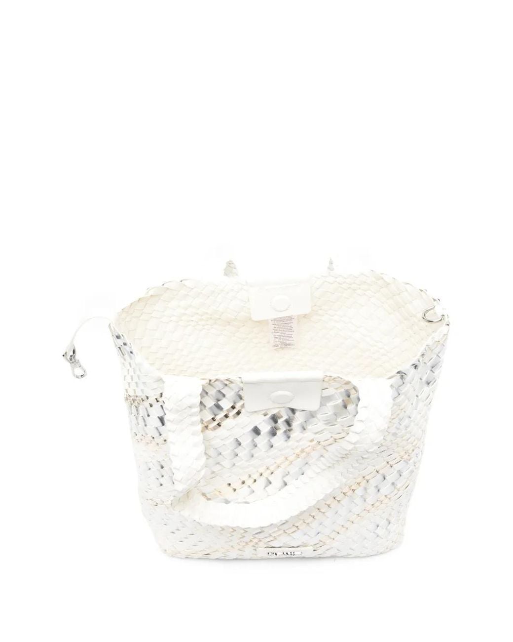 CafeNoir White Logo-Plaque Shoulder Bag