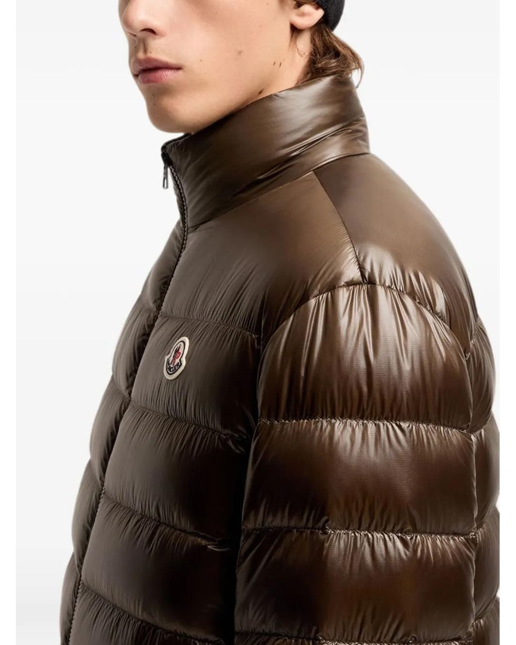 Moncler Brown Sergesta Packable Short Down Jacket for men