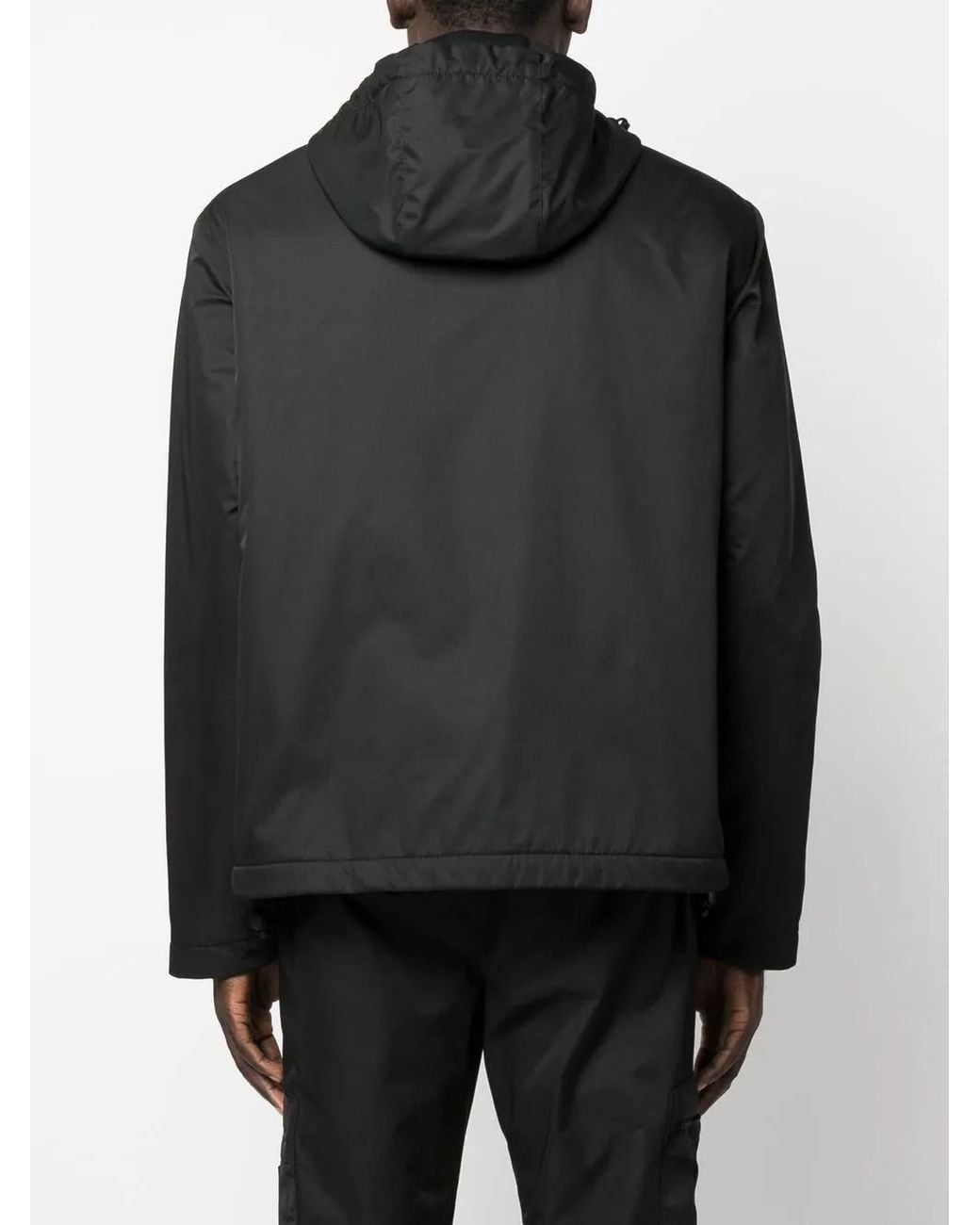 Philipp Plein Black Zip-Up Hooded Jacket for men