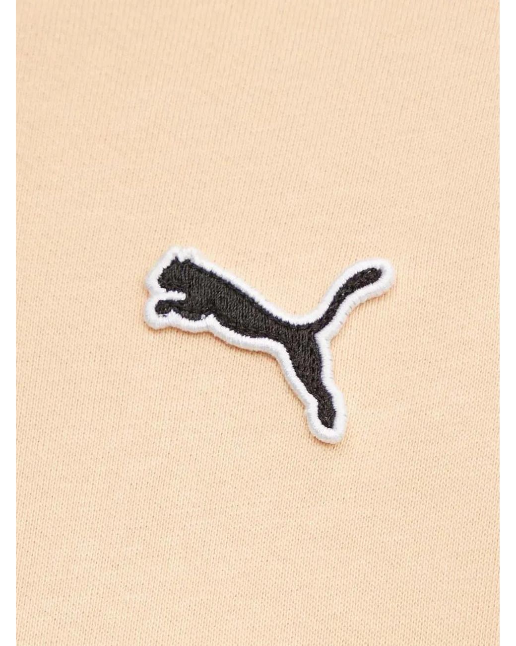 PUMA White Logo-Patch Hoodie