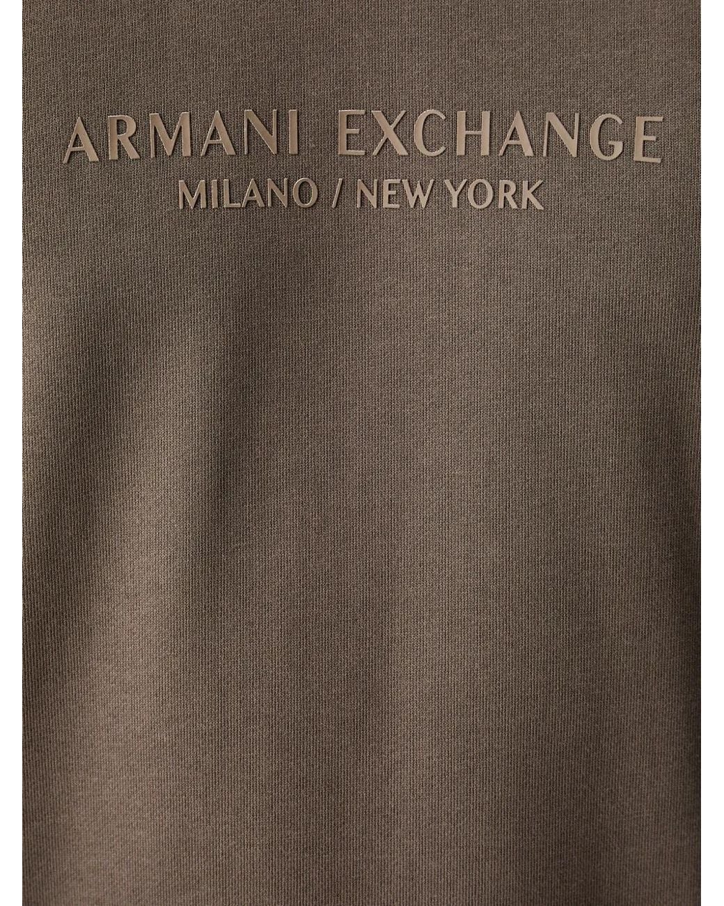ARMANI EXCHANGE Pullover Mit Logo-Print in Brown für Herren