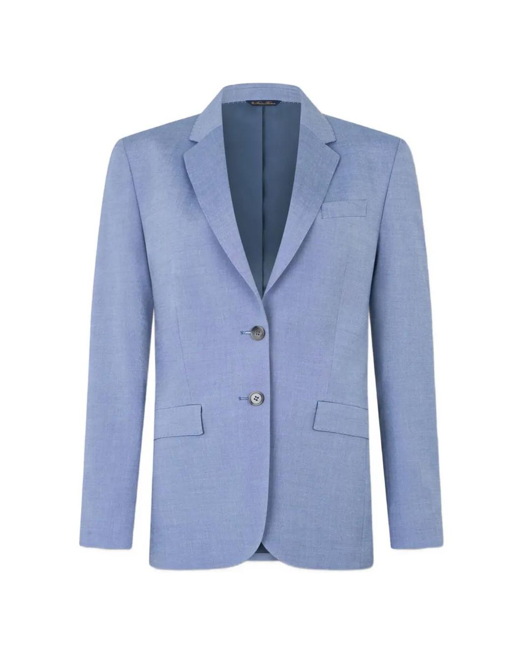 Brooks Brothers Blue Blazer À Poches À Rabat
