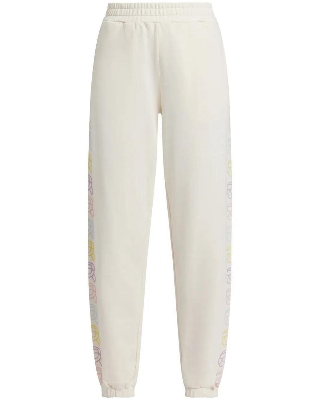 Karl Lagerfeld White Ikonik 20 Outline Track Pants