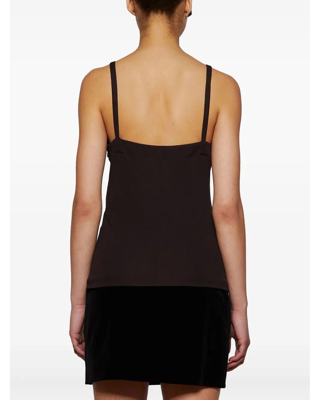 Jil Sander Black Sleeveless Tank Top
