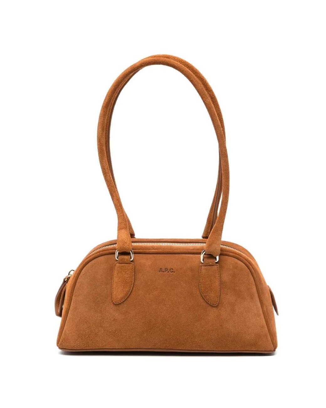 A.P.C. Brown Paloma Suede Tote Bag
