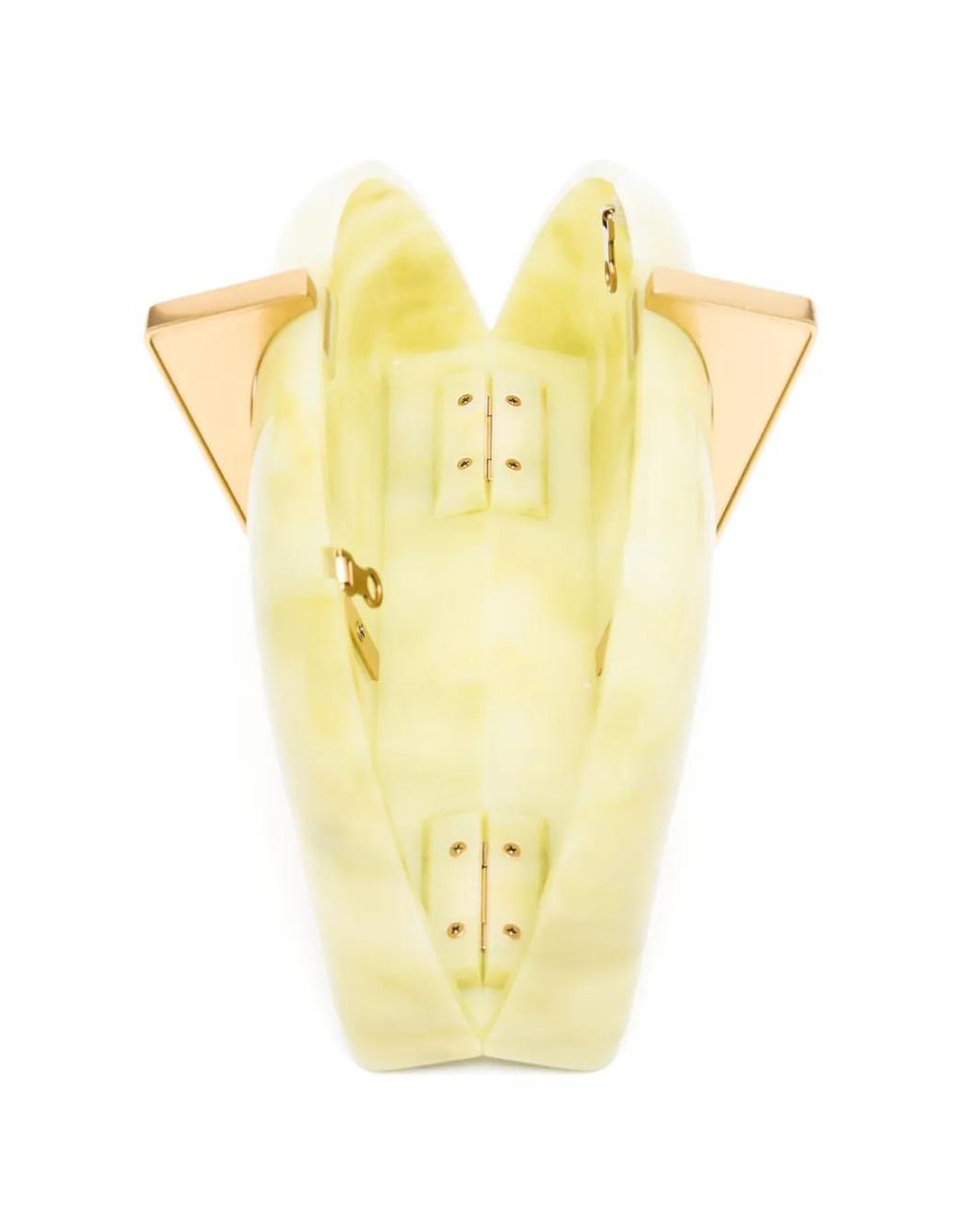 Cult Gaia Yellow Laguna Clutch
