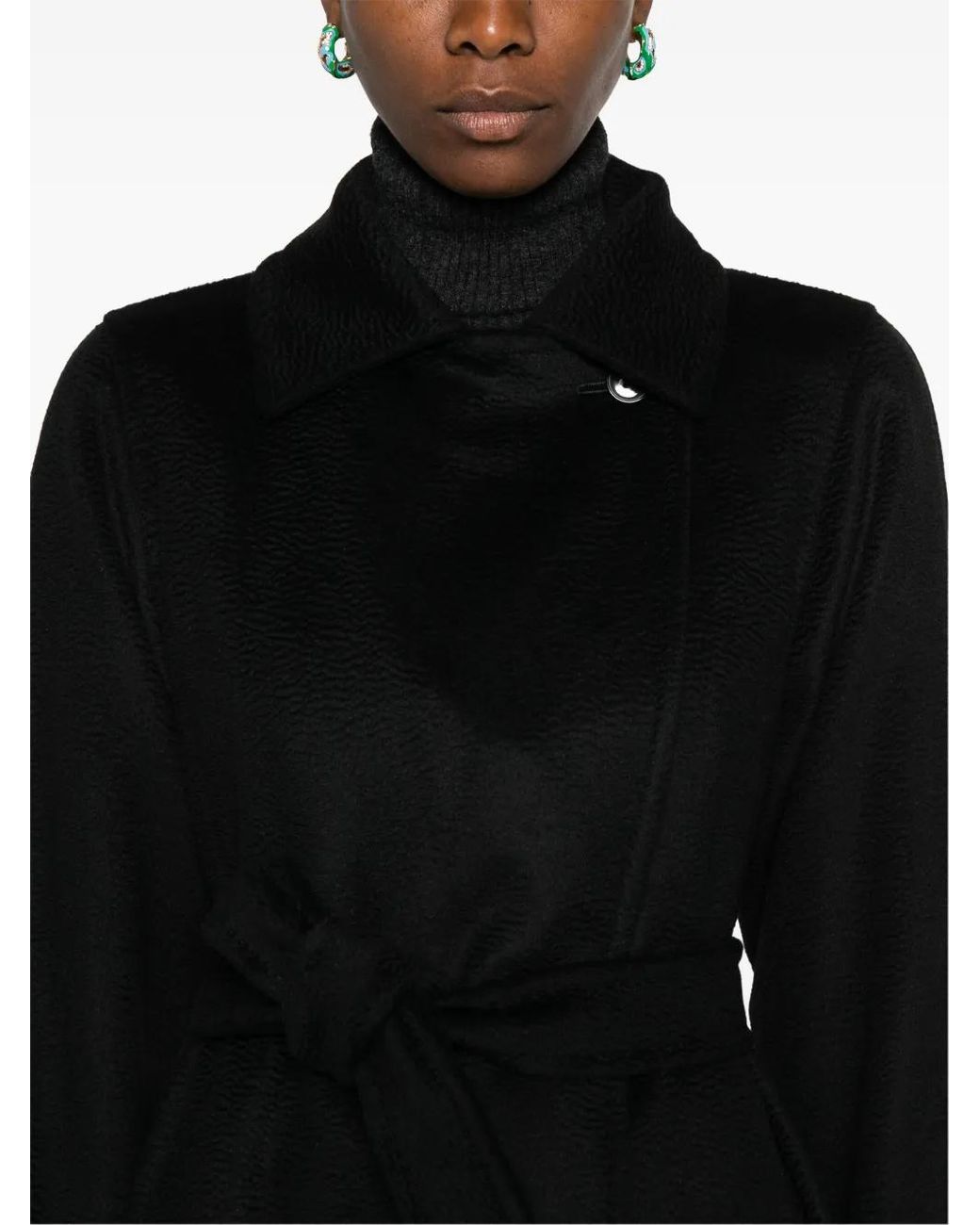 Max Mara Black Manuela Icon Coat
