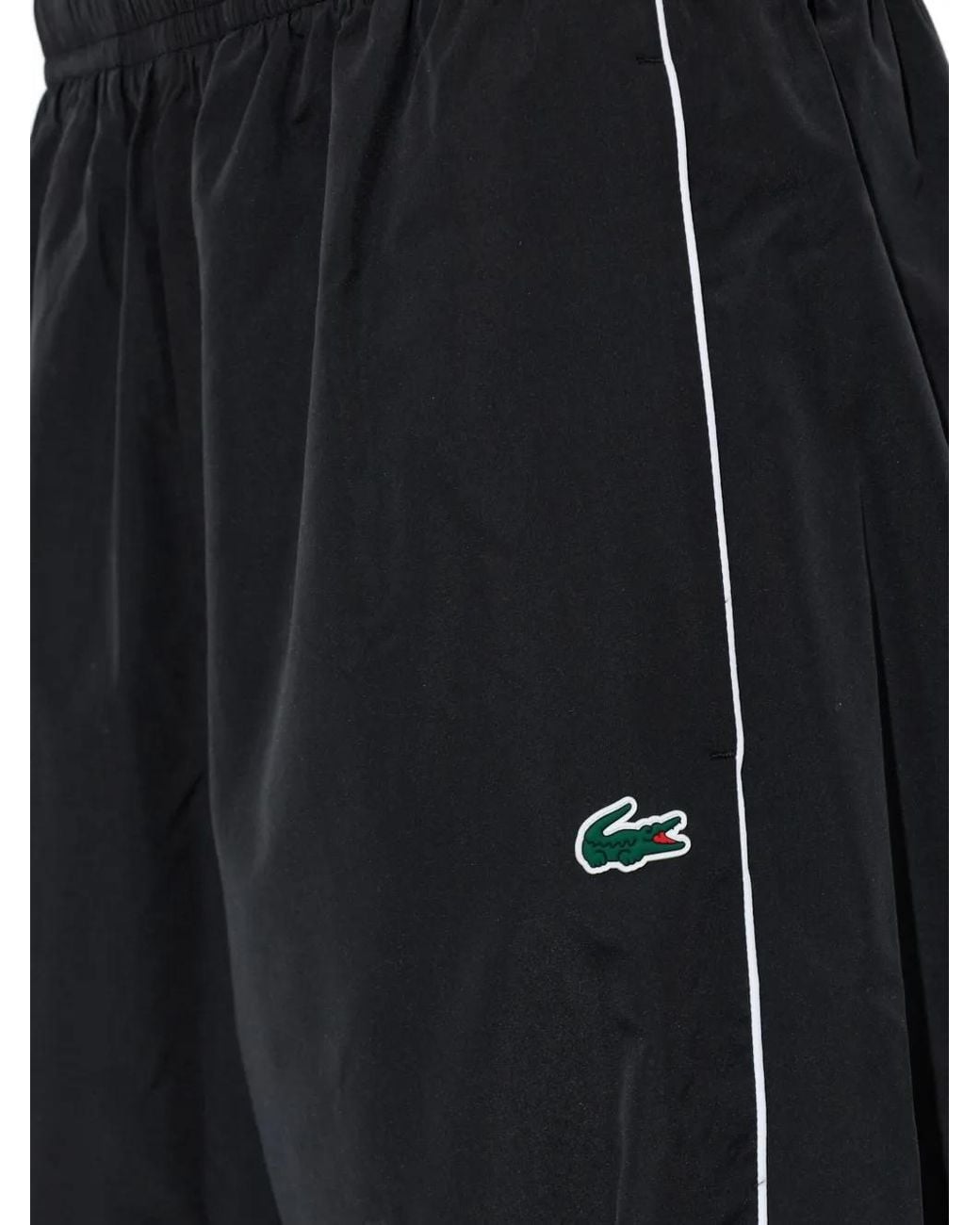 Lacoste Black Logo-Patch Track Pants