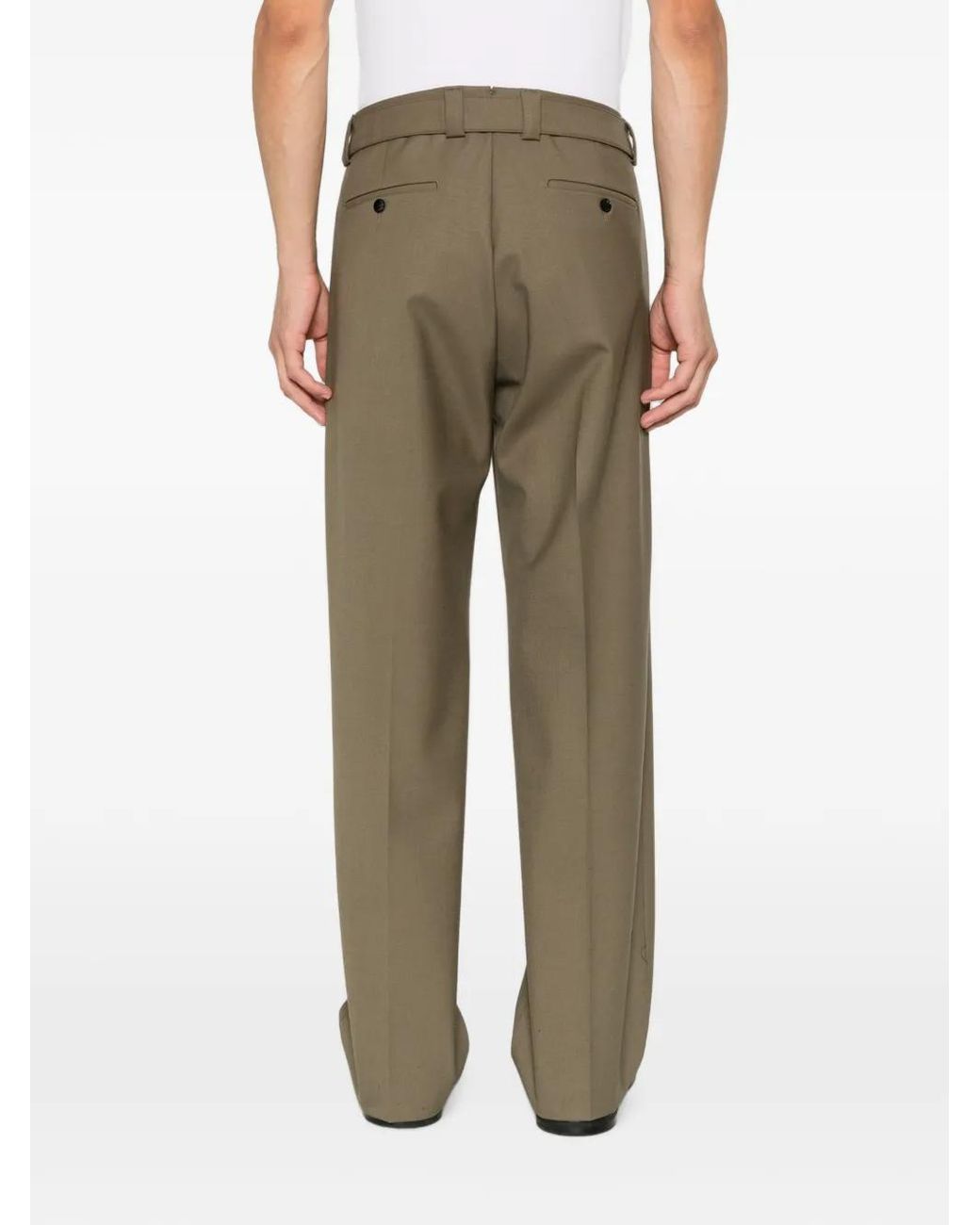 Pantalones Con Cinturón Eraldo de hombre de color Gray