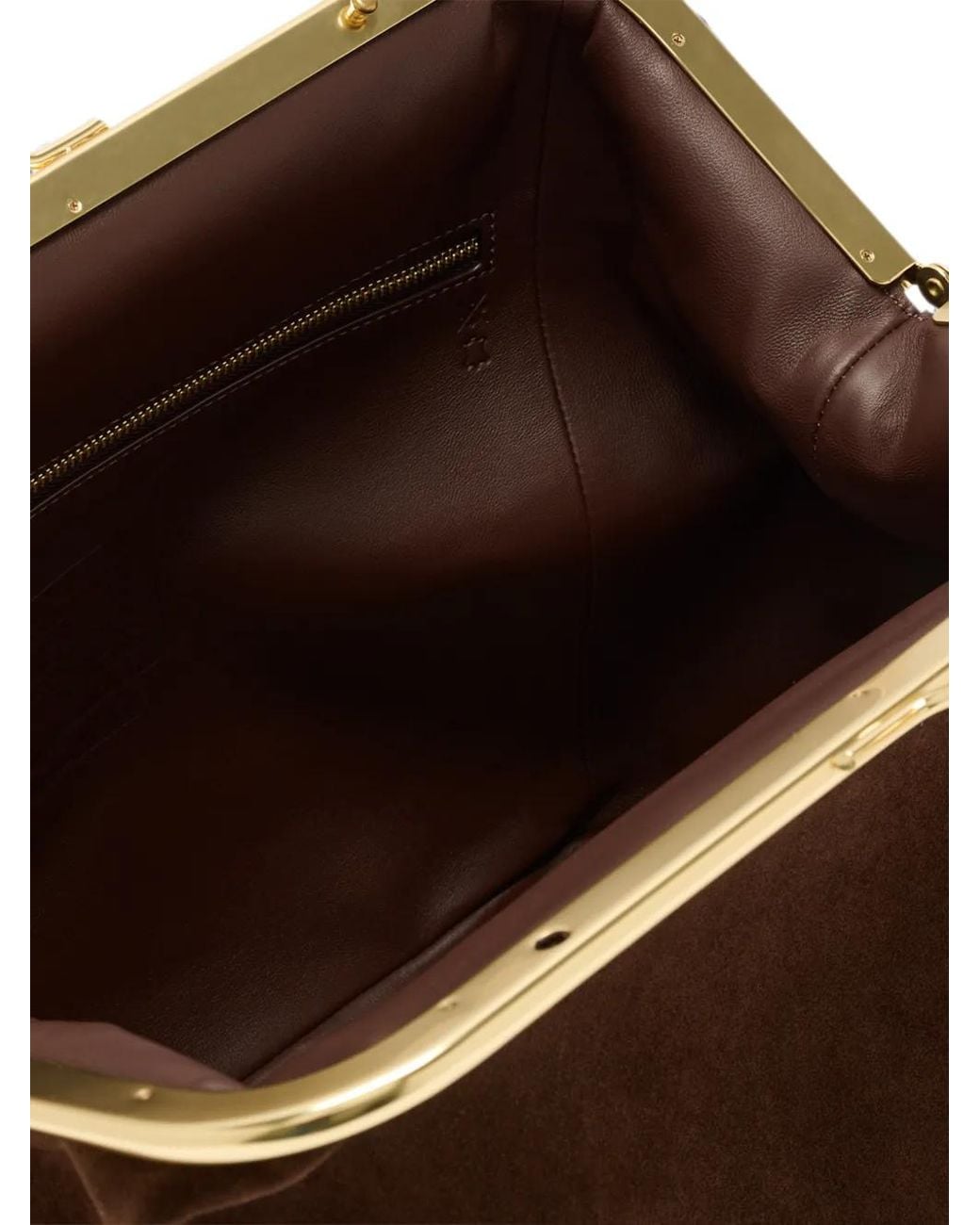 COACH Brown Kisslock Frame Bag 27