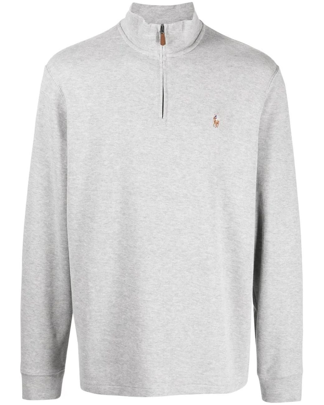 Polo Ralph Lauren White Polo Pony Sweatshirt for men