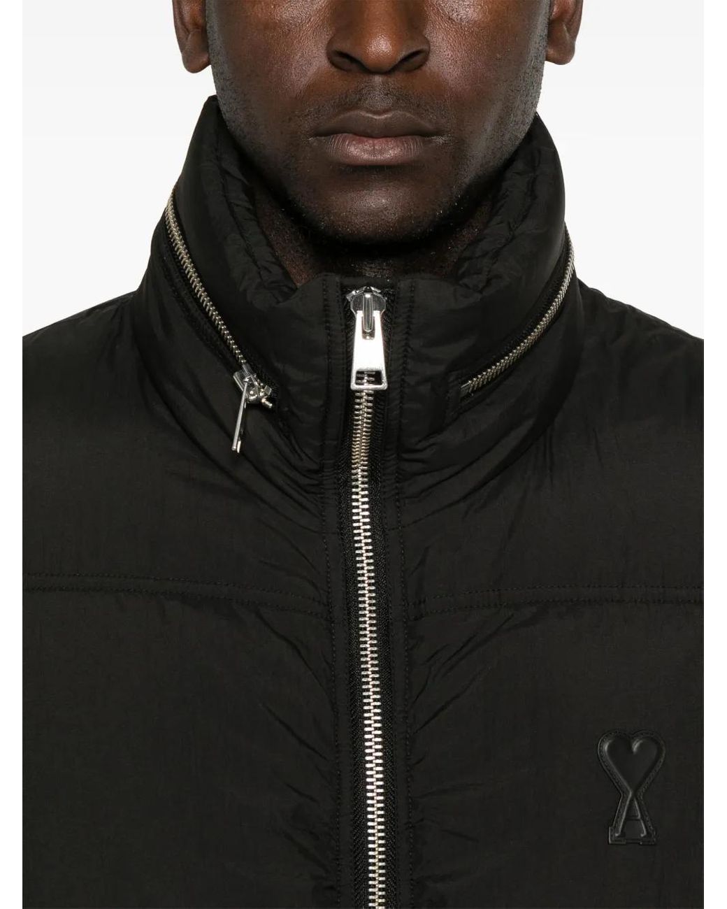 AMI Black Coats & Jackets for men