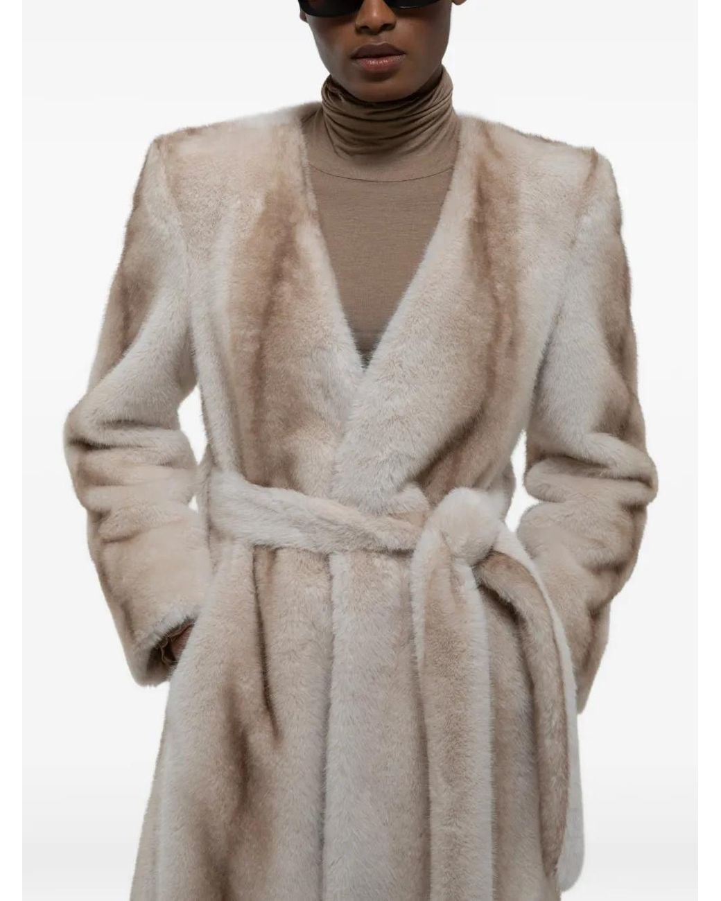 DUCIE Natural Olivia Long-Sleeves Coat