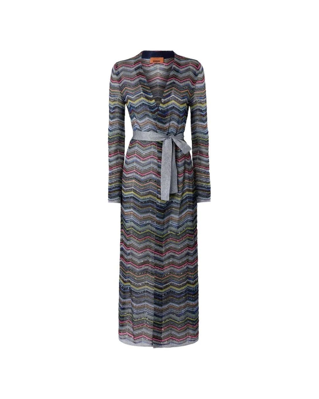 Missoni Gray V-Neck Cardigan