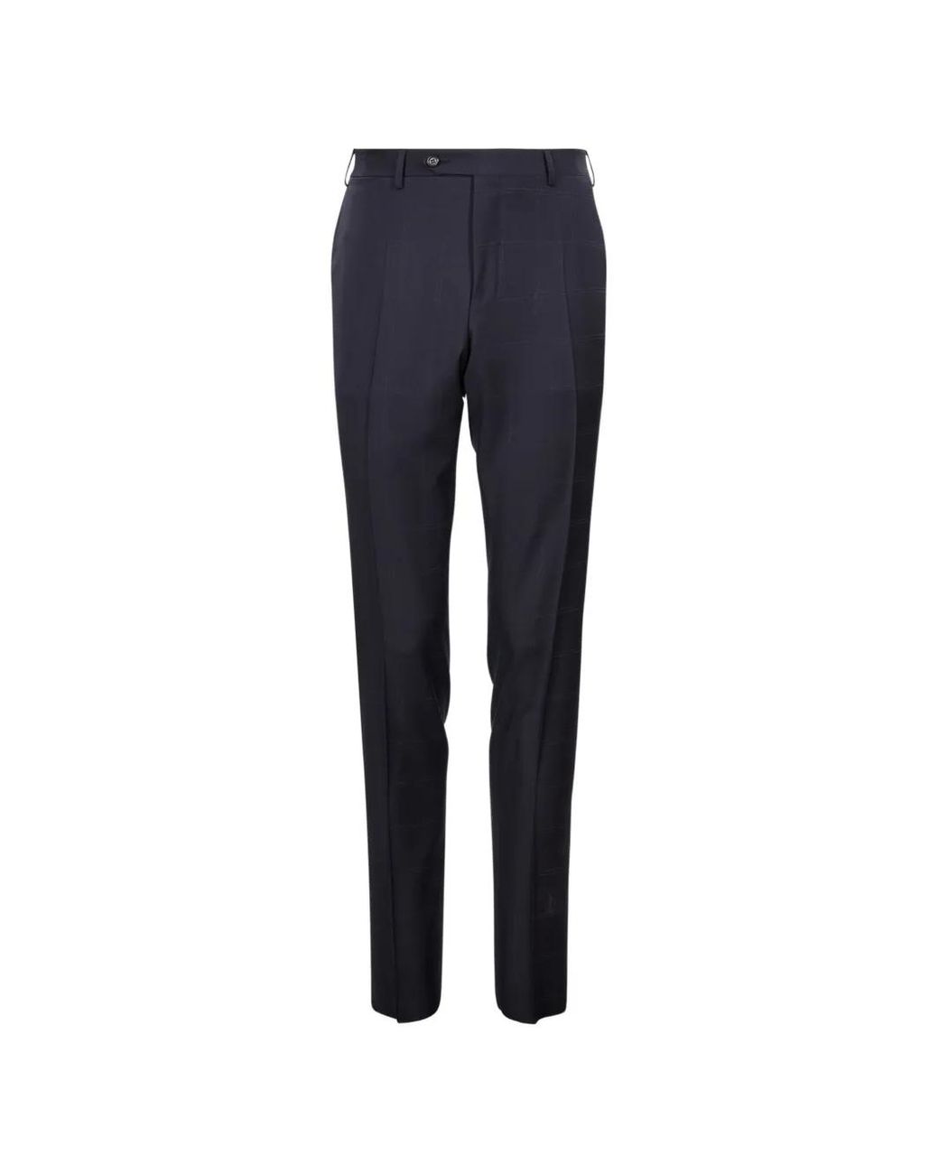 Canali Blue Costume À Carreaux for men