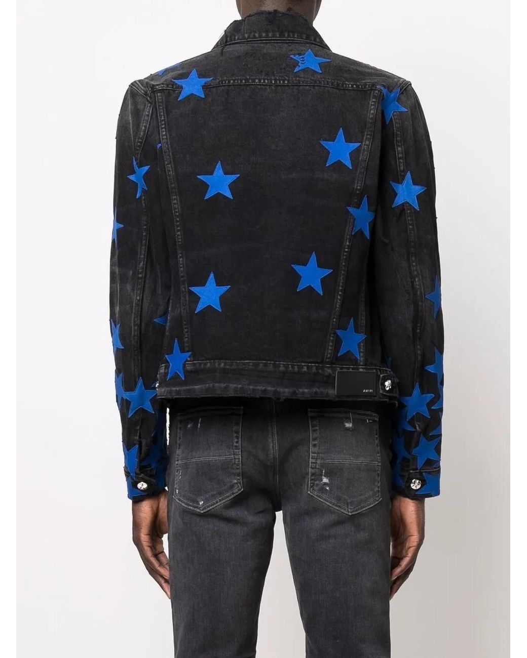 Amiri Chemist Star Denim Jack in het Blue voor heren