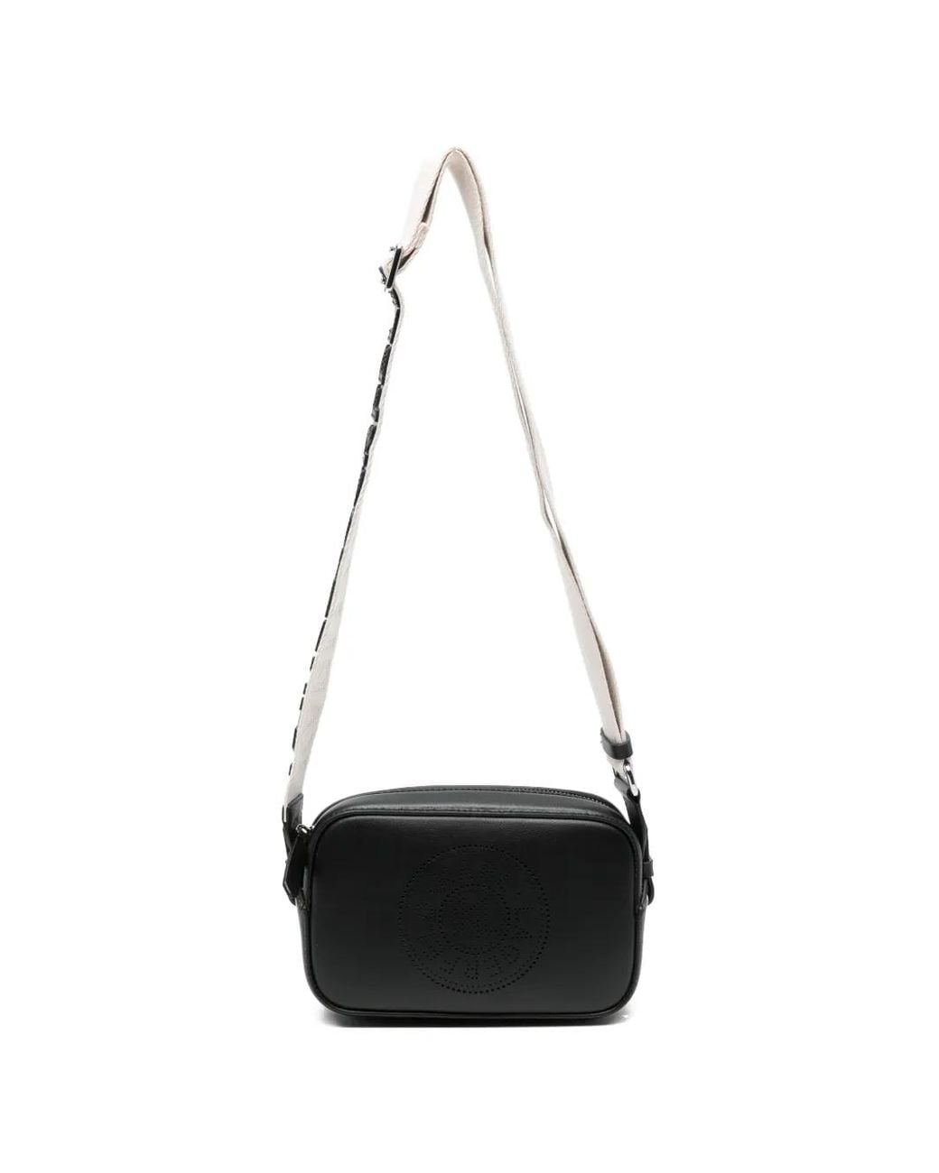 Karl Lagerfeld White K/Circle Logo Mini Bag