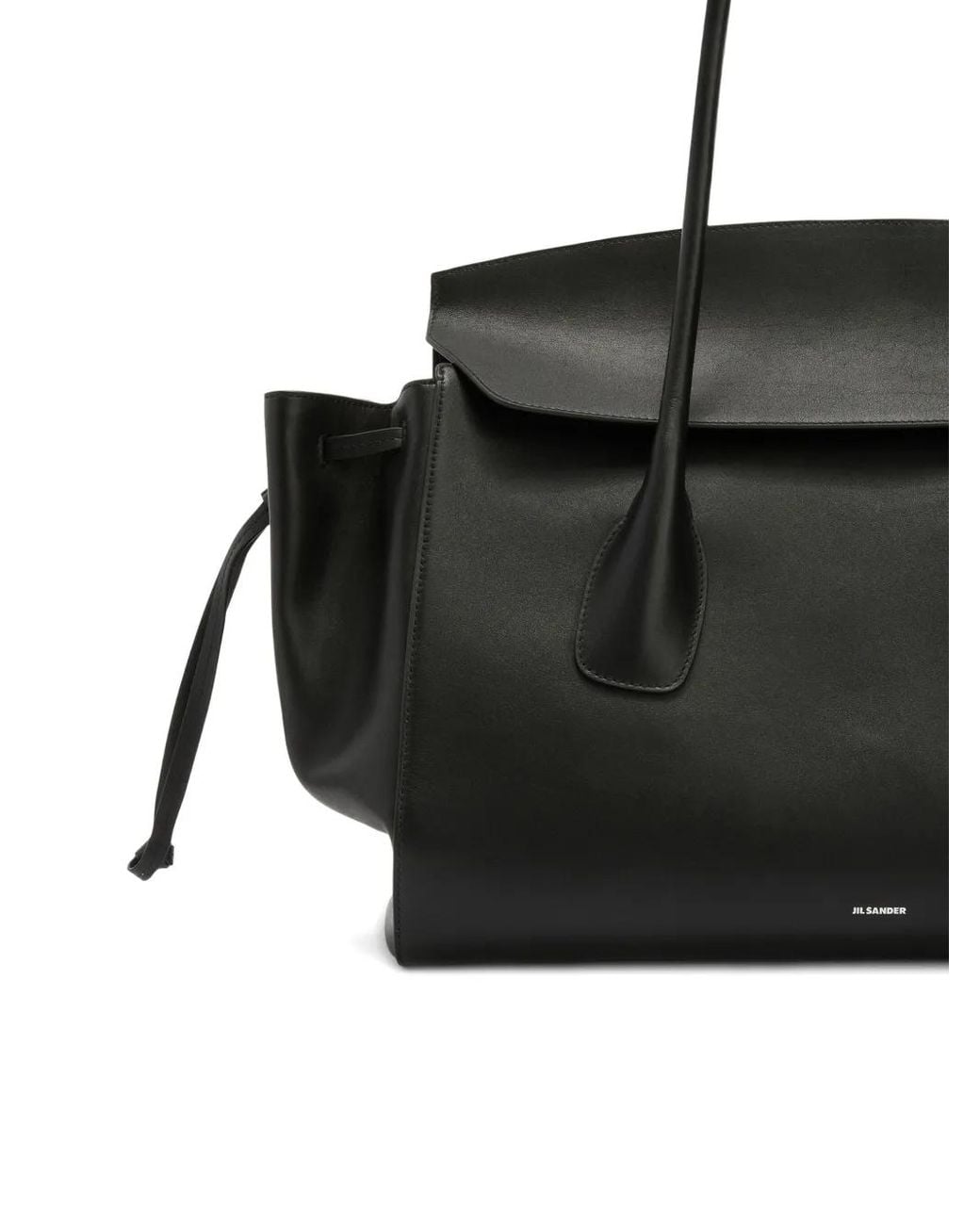 Jil Sander Black Voyage Medium Tote Bag