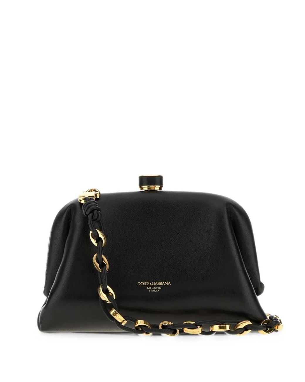 Dolce & Gabbana Black Mini Grandma Handbag
