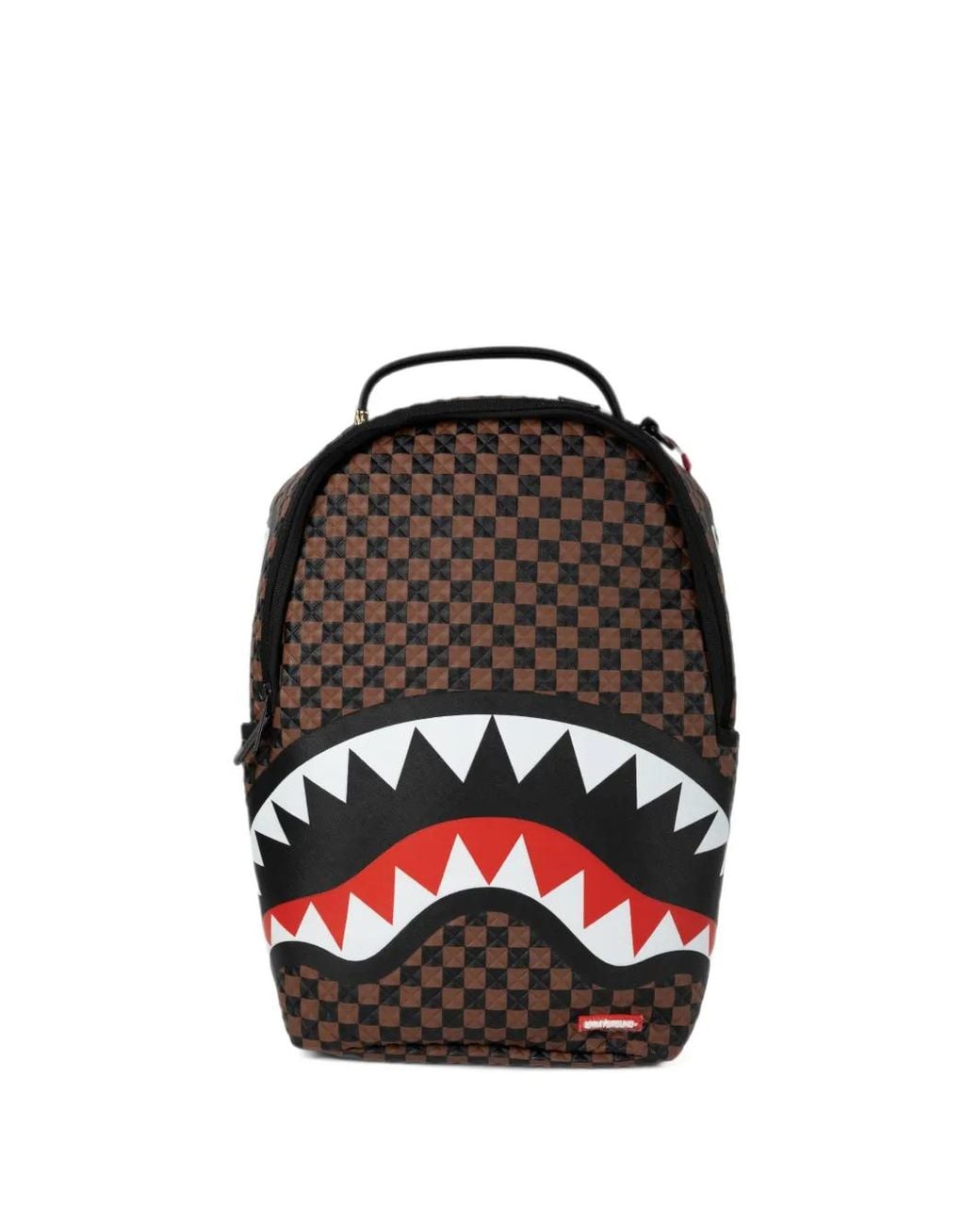 Sprayground Black Logo-Patch Backpack
