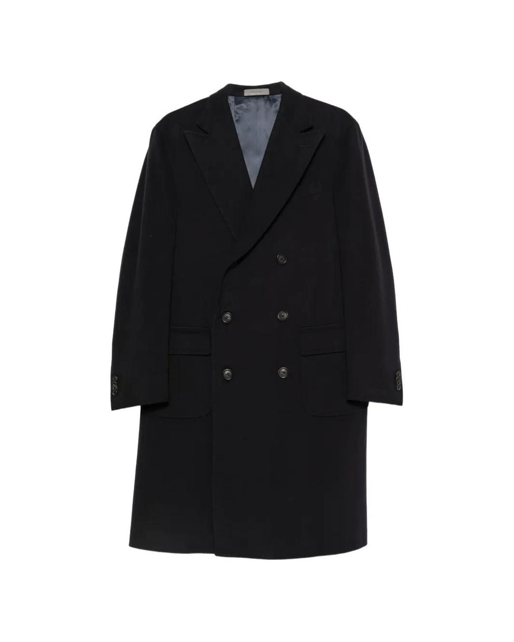 Abrigo Con Botones Corneliani de hombre de color Black